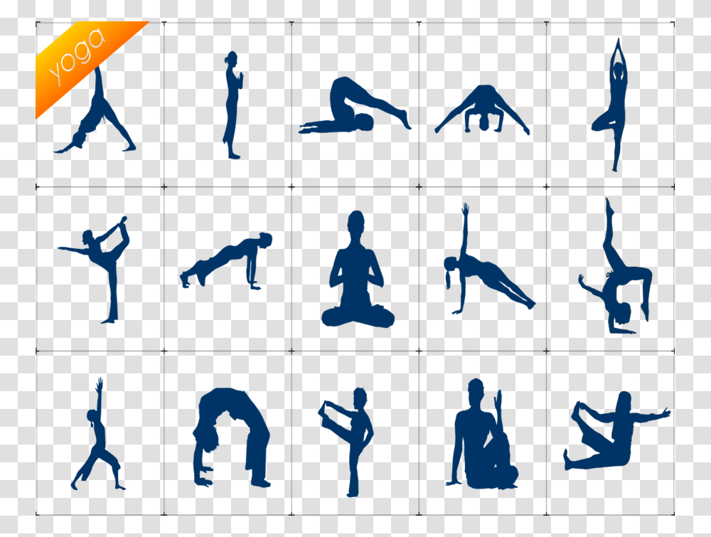 Download Yoga Asanas Clipart Yoga Asana Clip Art Yoga Clipart, Person, Poster, Alphabet Transparent Png