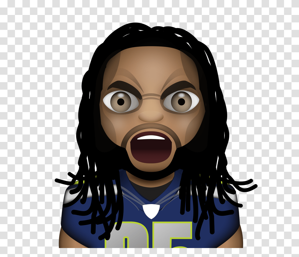 Download You Mad Know I'm The Best Football Player Fantasy Football Emoji, Head, Face, Mask, Hair Transparent Png