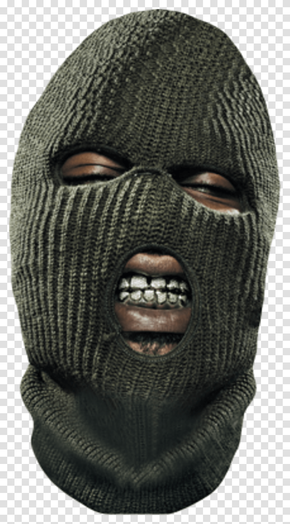Download Young Buck Gunit Skimask Gold Teeth Grillz Young Buck Straight Outta Cashville, Mouth, Lip, Hoodie, Sweatshirt Transparent Png