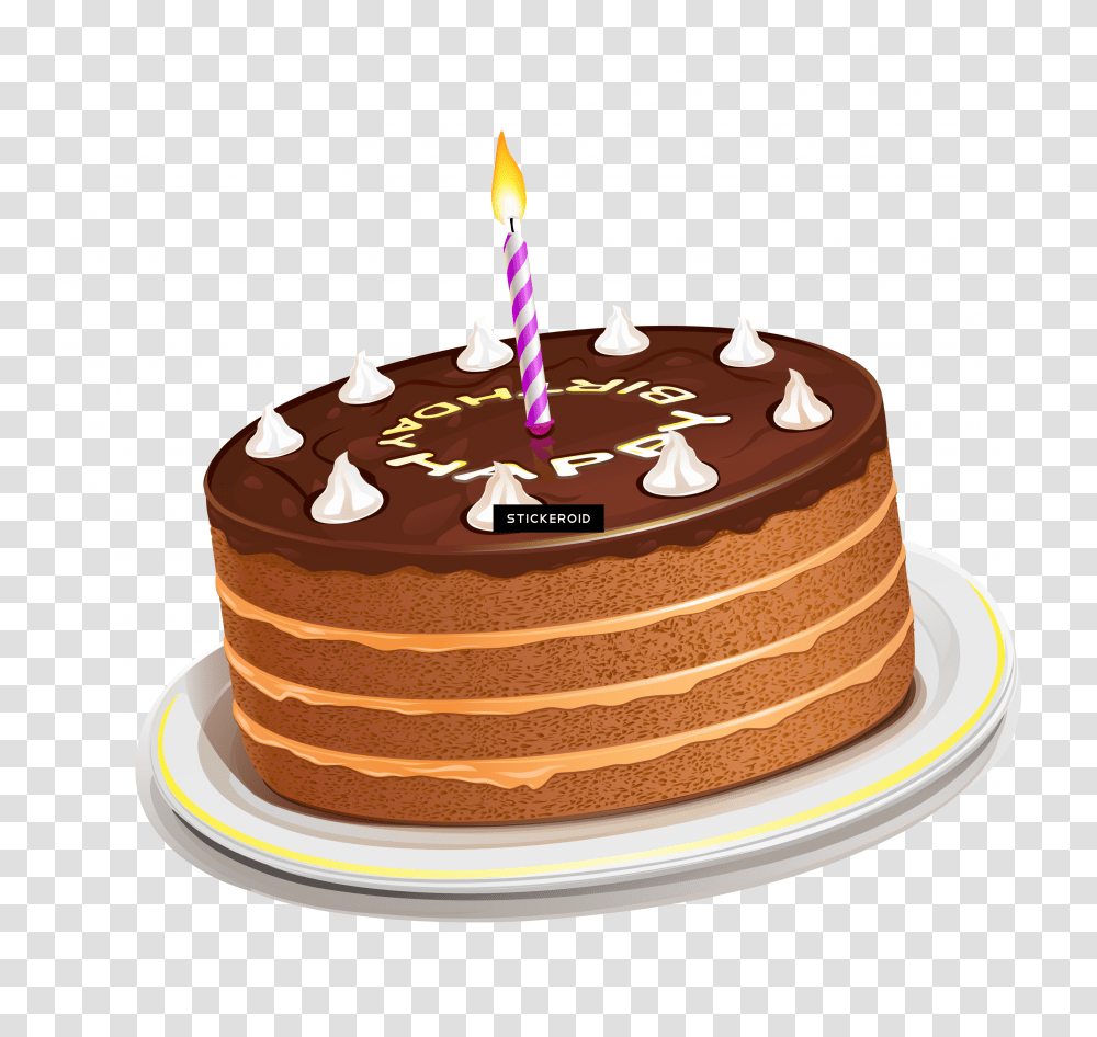 Download Youtube Image With No Background Pngkeycom Birthday Cake With Candles, Dessert, Food, Torte, Sweets Transparent Png