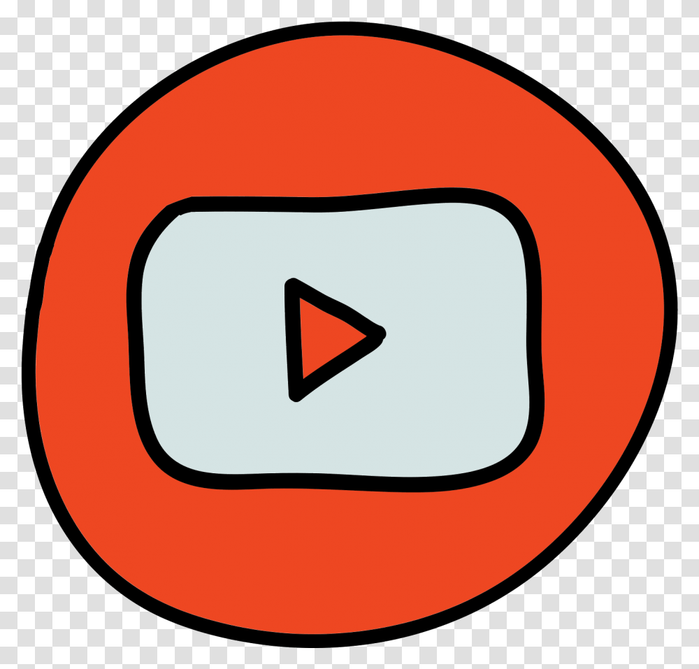 Download Youtube Play Cones Gratuito Em E Svg Youtube Logo Doodle, Label, Text, Sticker, Triangle Transparent Png