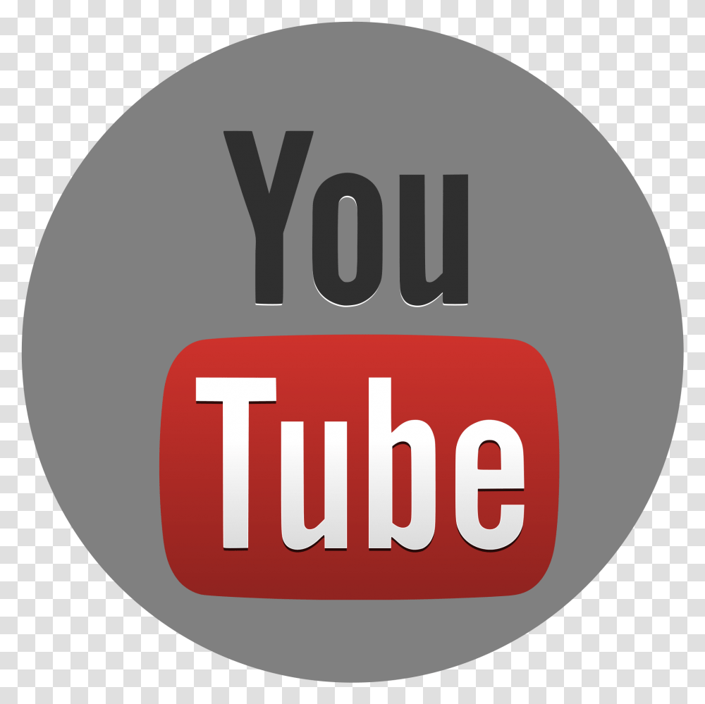Download Youtube Youtube Logo Blue And Youtube, Label, Text, First Aid, Symbol Transparent Png