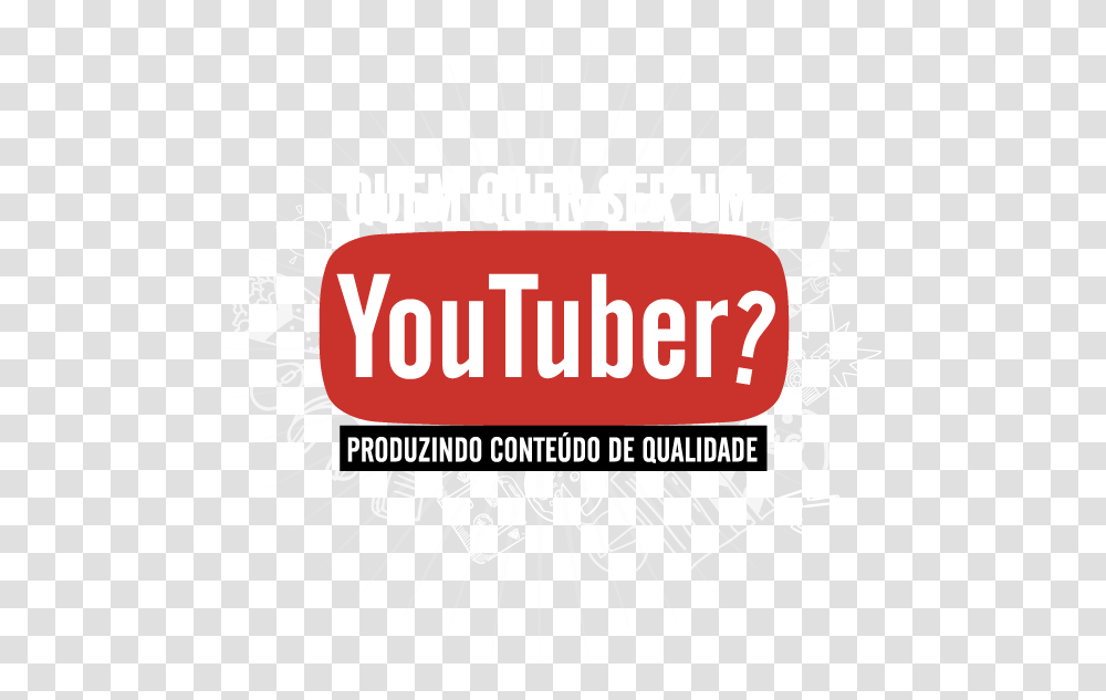 Download Youtuber Quer Ser Youtuber, Label, Text, Face, Crowd Transparent Png