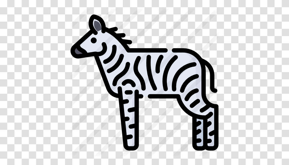 Download Zebra Clipart Line Terrestrial Animal Clip Art Product, Mammal, Wildlife, Stencil, Antelope Transparent Png