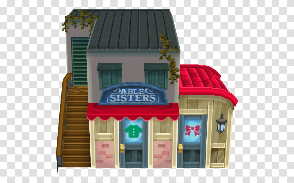 Download Zip Archive Able Sister Building Animal Crossing, Neighborhood, Urban, Outdoors, Housing Transparent Png