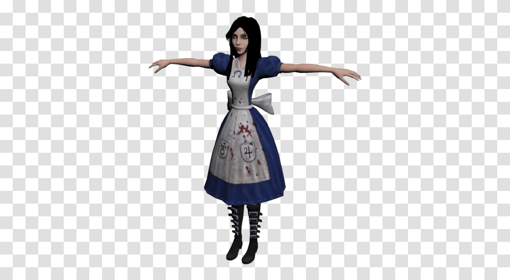 Download Zip Archive Alice Madness Returns Model, Person, Human, Costume, Performer Transparent Png