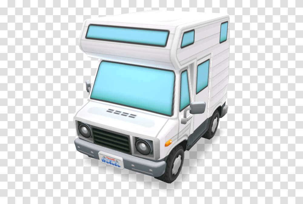 Download Zip Archive Animal Crossing Camper, Van, Vehicle, Transportation, Truck Transparent Png