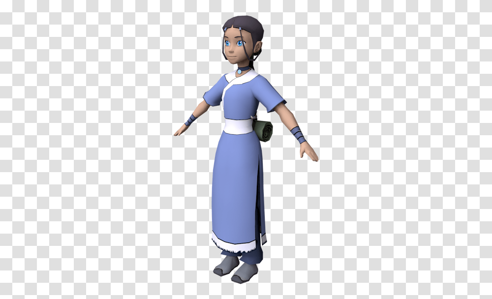Download Zip Archive Avatar The Last Airbender The Burning Earth Katara, Person, Costume, Figurine Transparent Png