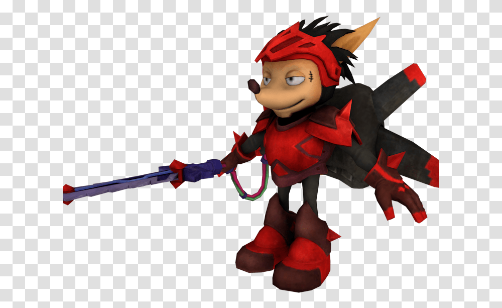 Download Zip Archive Axel Gear Rocket Knight, Toy, Person, Human, Doll Transparent Png