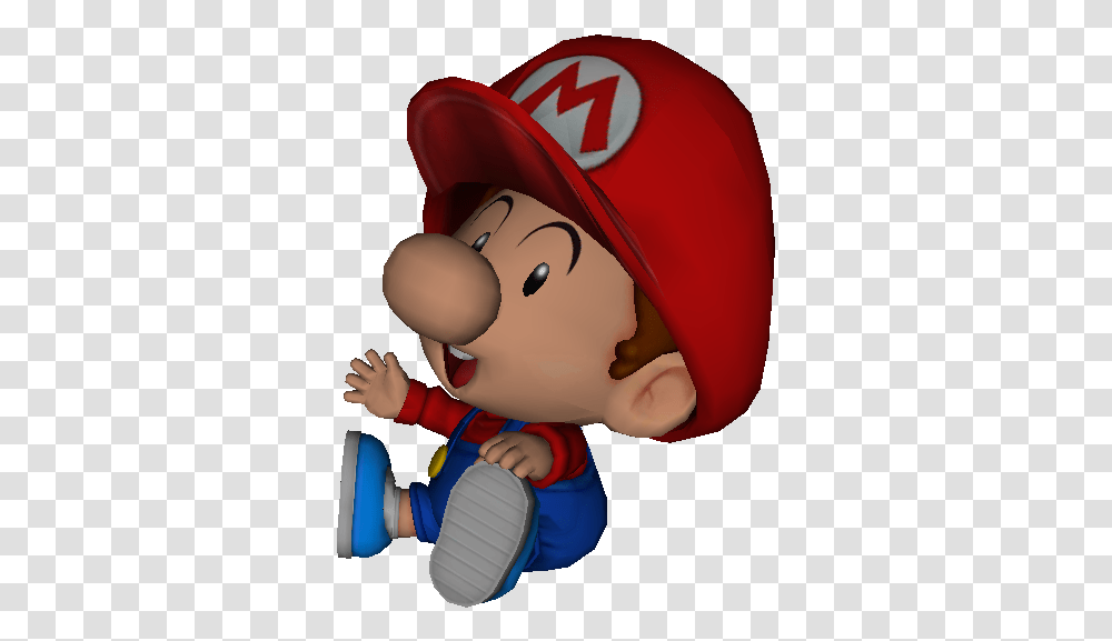Download Zip Archive Baby Mario, Toy, Apparel, Face Transparent Png