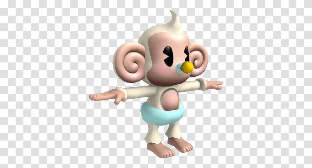 Download Zip Archive Baby Monkey Super Monkey Ball, Figurine, Toy, Doll Transparent Png