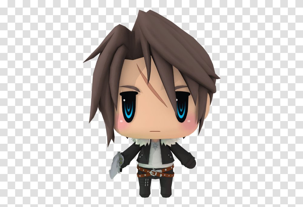 Download Zip Archive Chibi World Of Final Fantasy, Figurine, Toy, Doll, Person Transparent Png