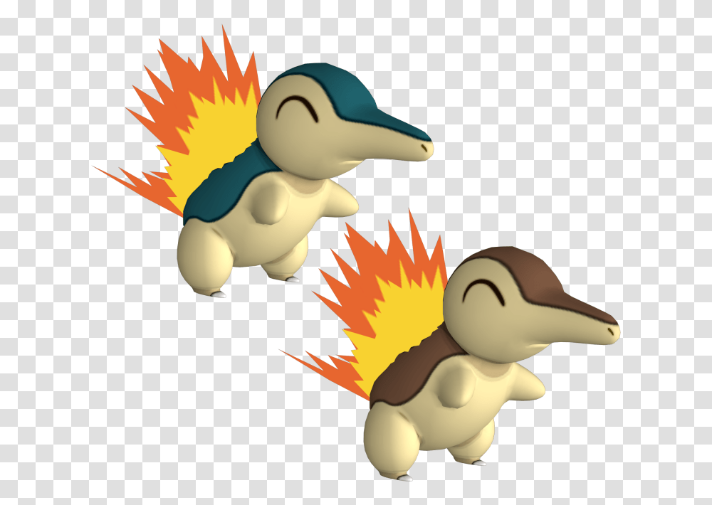 Download Zip Archive Cyndaquil 3d Model, Bird, Animal, Toy, Flying Transparent Png