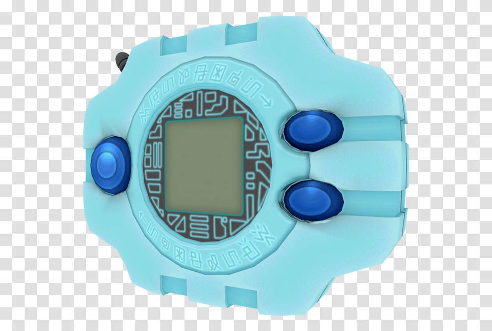 Download Zip Archive Digimon Adventure Psp Digivice Model, Wristwatch, Digital Watch Transparent Png