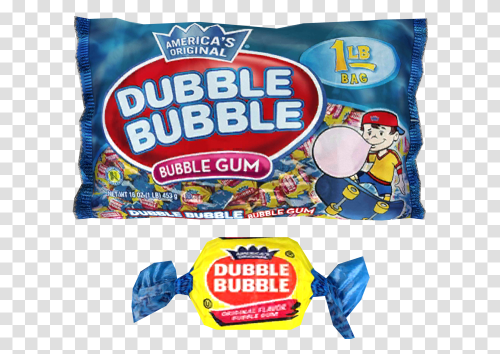 Download Zip Archive Dubble Bubble Gum, Sweets, Food, Confectionery, Candy Transparent Png