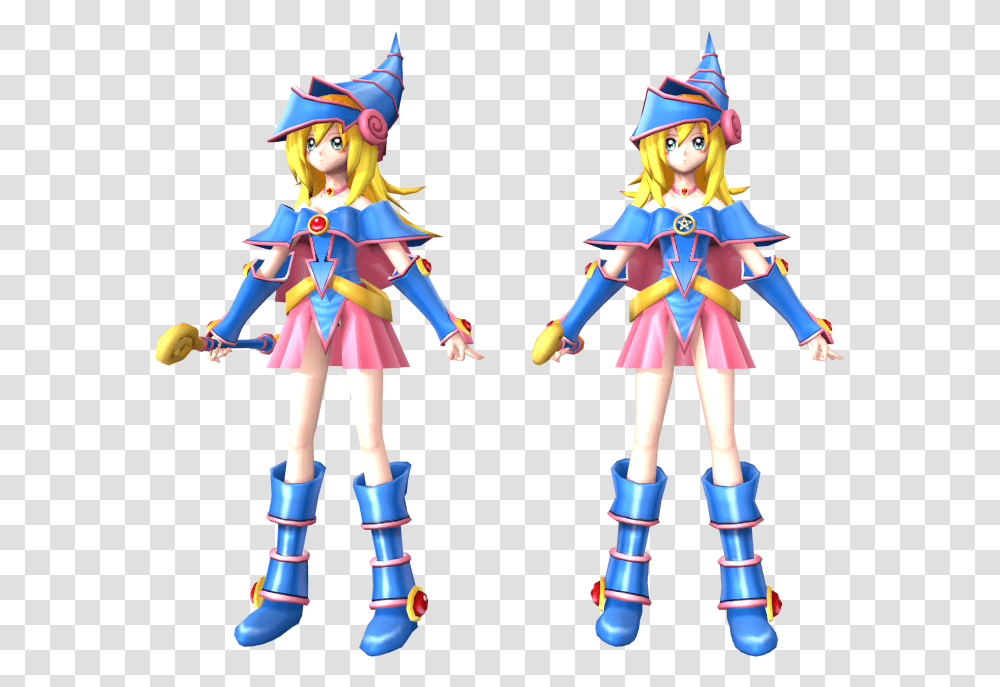Download Zip Archive Duel Links Dark Magician Girl, Toy, Figurine, Person, Human Transparent Png