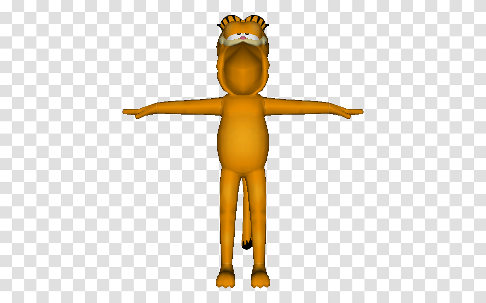 Download Zip Archive Garfield T Pose, Toy, Apparel, Alien Transparent Png