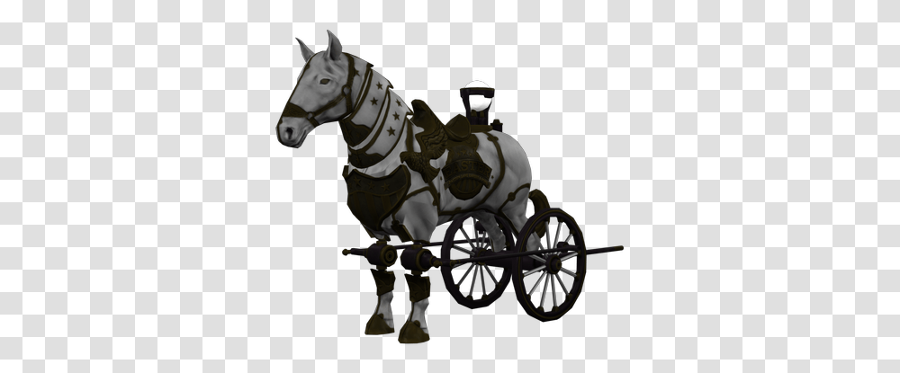Download Zip Archive Horse And Buggy, Mammal, Animal, Wheel, Machine Transparent Png