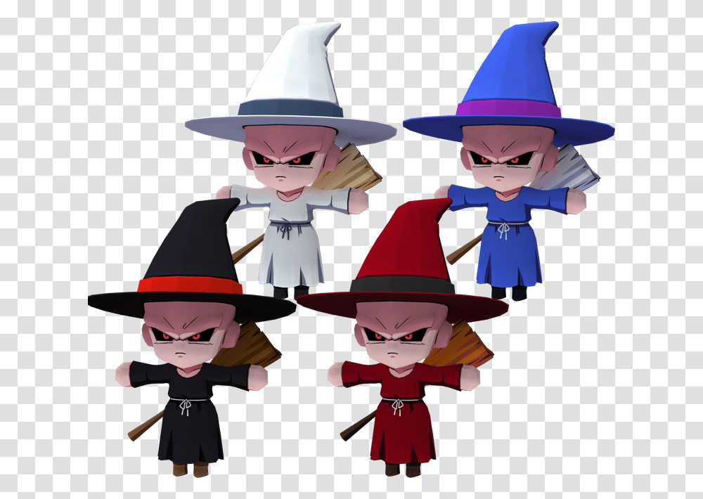 Download Zip Archive Kid Boo Halloween Dragon Ball Figthers, Apparel, Hat, Collage Transparent Png