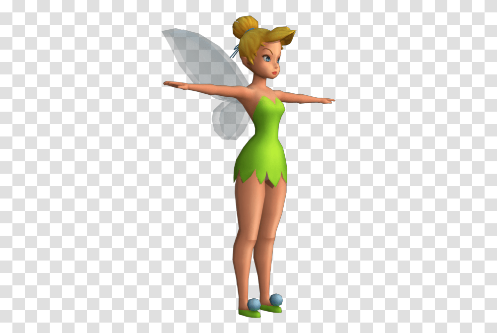 Download Zip Archive Kingdom Hearts Tinkerbell Model, Person, Human, Dance Pose, Leisure Activities Transparent Png