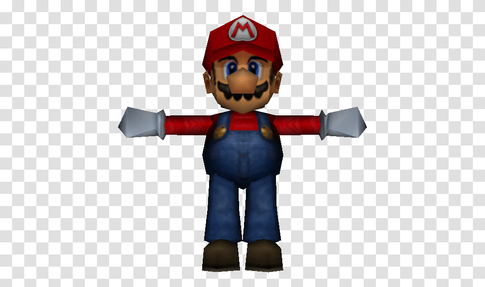 Download Zip Archive Mario T Pose, Toy, Person, Human Transparent Png