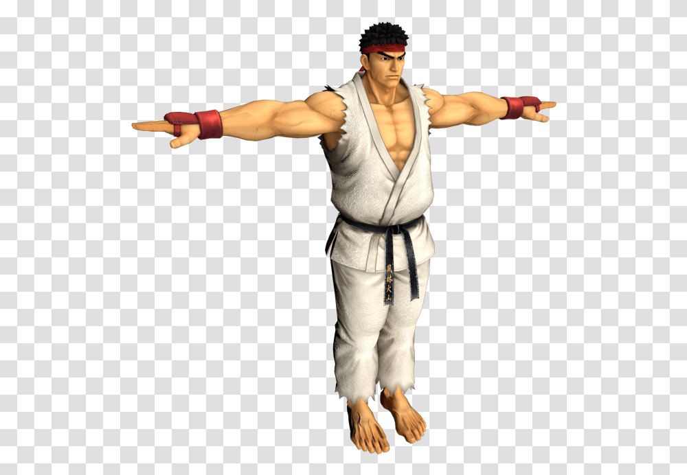 Download Zip Archive Marvel 3 Ryu Model, Person, Human, Martial Arts, Sport Transparent Png