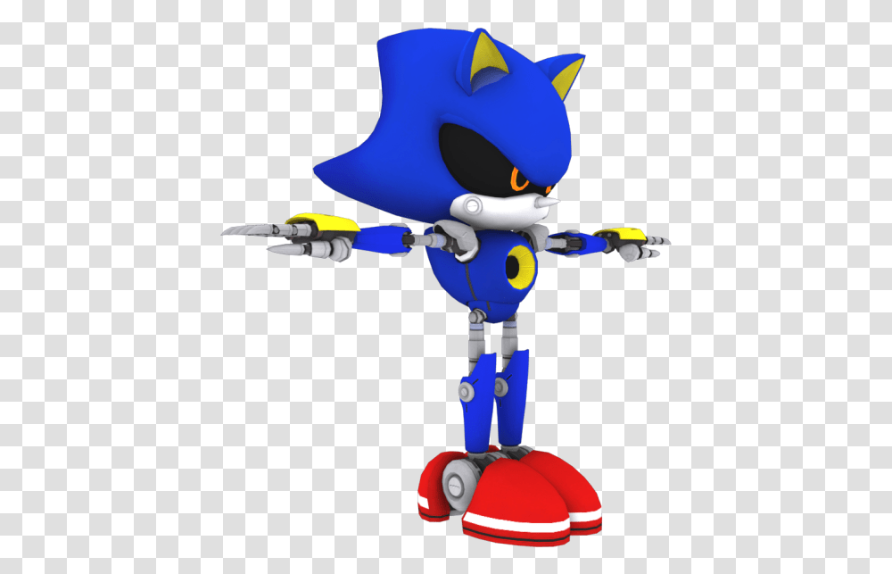 Download Zip Archive Metal Sonic T Pose, Toy, Robot Transparent Png