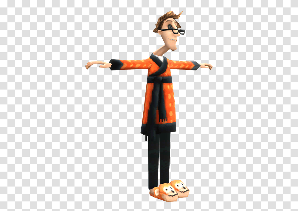 Download Zip Archive Other Father From Coraline, Person, Figurine, Cross Transparent Png