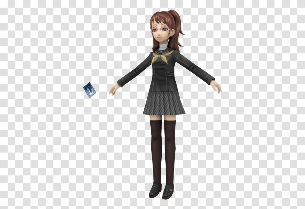 Download Zip Archive Persona 4 Rise Model, Doll, Toy, Long Sleeve Transparent Png