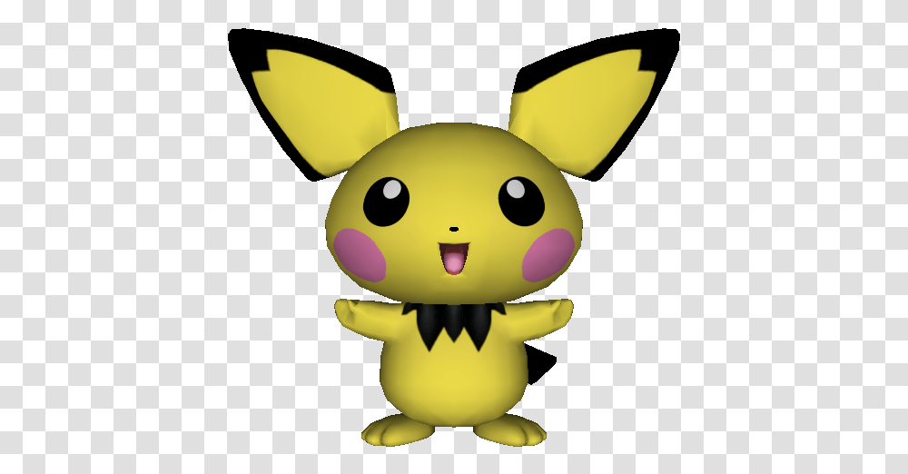 Download Zip Archive Pichu Melee, Toy, Figurine, Animal, Food Transparent Png