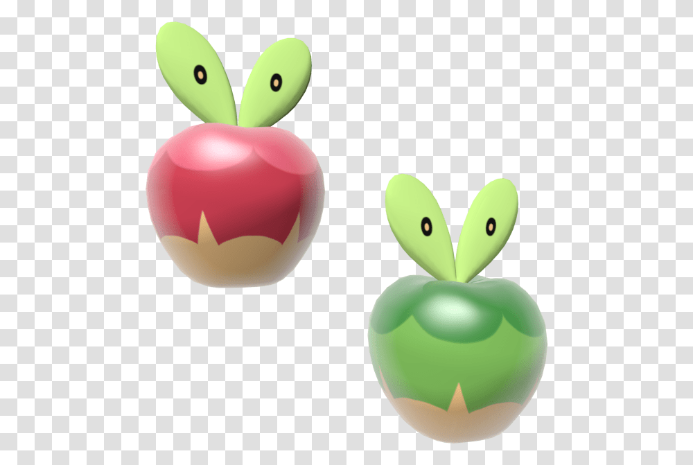 Download Zip Archive Pokemon Sword And Shield Applin Sprite, Plant, Green, Produce, Food Transparent Png