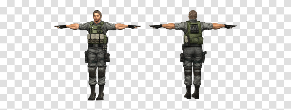 Download Zip Archive Resident Evil Operation Raccoon City 3d Model, Person, Military, Military Uniform, Army Transparent Png