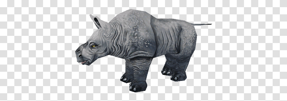 Download Zip Archive Rhino Zoo Tycoon, Mammal, Animal, Wildlife, Statue Transparent Png