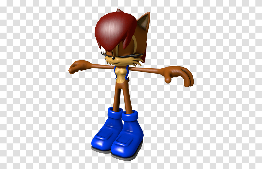 Download Zip Archive Sally Acorn Sonic 3d, Toy Transparent Png