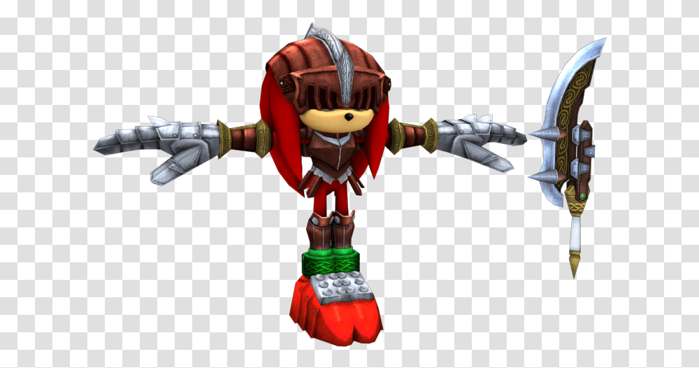 Download Zip Archive Sonic And The Black Knight Knuckles Model, Figurine, Person, Human, Robot Transparent Png