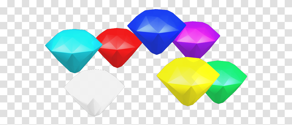 Download Zip Archive Sonic Chaos Emeralds Model Resource, Accessories, Accessory, Gemstone, Jewelry Transparent Png