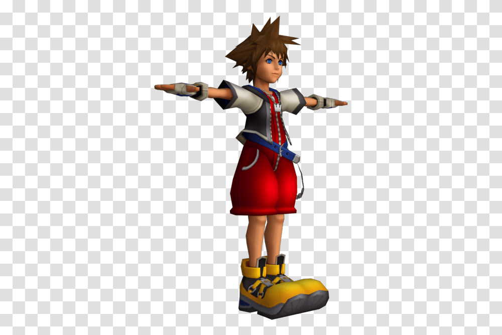 Download Zip Archive Sora T Pose, Doll, Toy, Figurine, Person Transparent Png