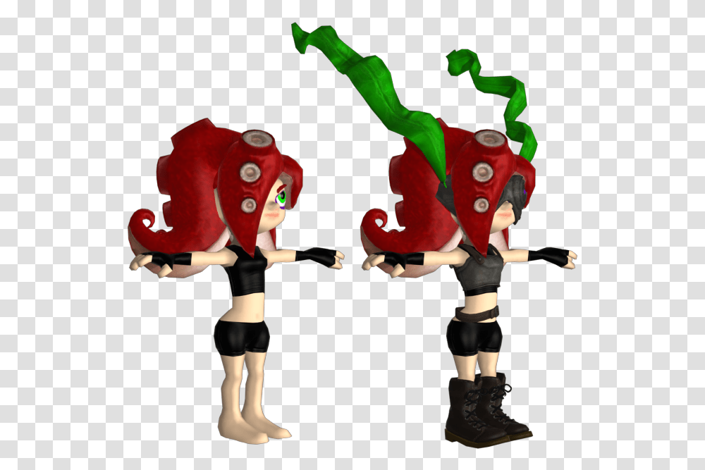 Download Zip Archive Splatoon Unused Octoling, Figurine, Person, Human, Toy Transparent Png