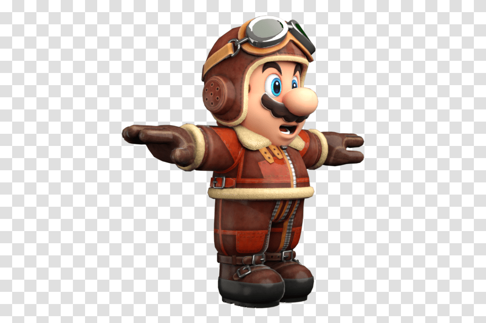 Download Zip Archive Super Mario Odyssey Aviator, Toy, Person, Human, Nutcracker Transparent Png
