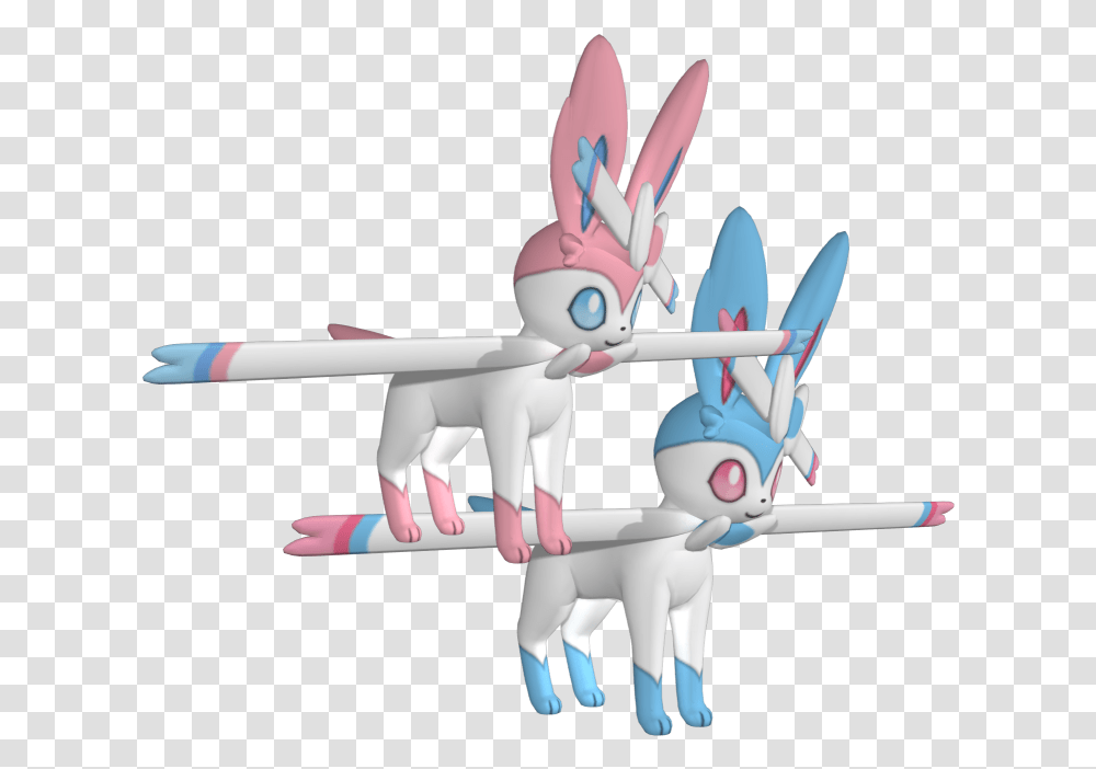 Download Zip Archive T Posing Sylveon, Toy, Hand, Figurine Transparent Png