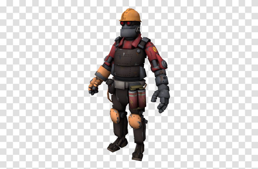 Download Zip Archive Team Fortress 2 Robot Engineer, Toy, Person, People, Helmet Transparent Png