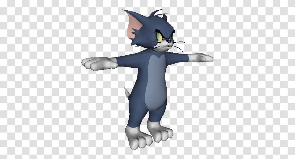 Download Zip Archive Tom And Jerry In War Of The Whiskers Tom, Figurine, Hand, Person, Human Transparent Png