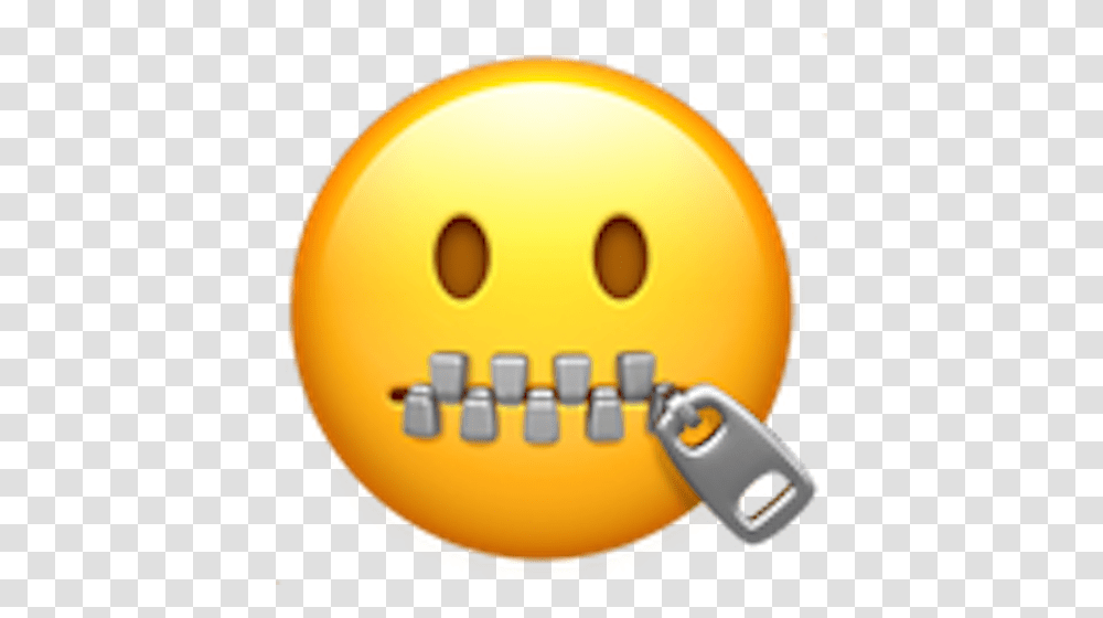 Download Zipper Emoji Clipart Emoji Domain Emoticon Emoji, Plant, Hand, Light Transparent Png