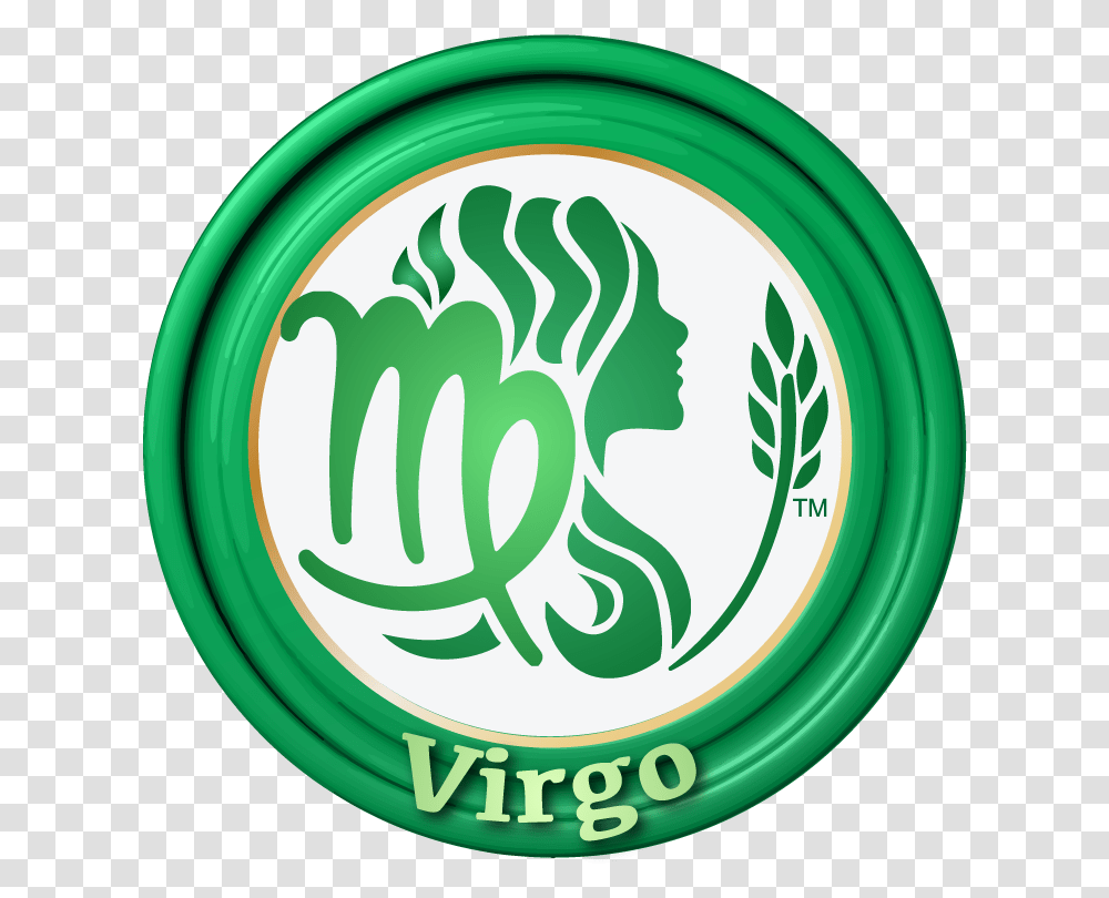 Download Zodiac Sign Zodiac Sign Virgo Logo, Frisbee, Toy, Symbol, Trademark Transparent Png