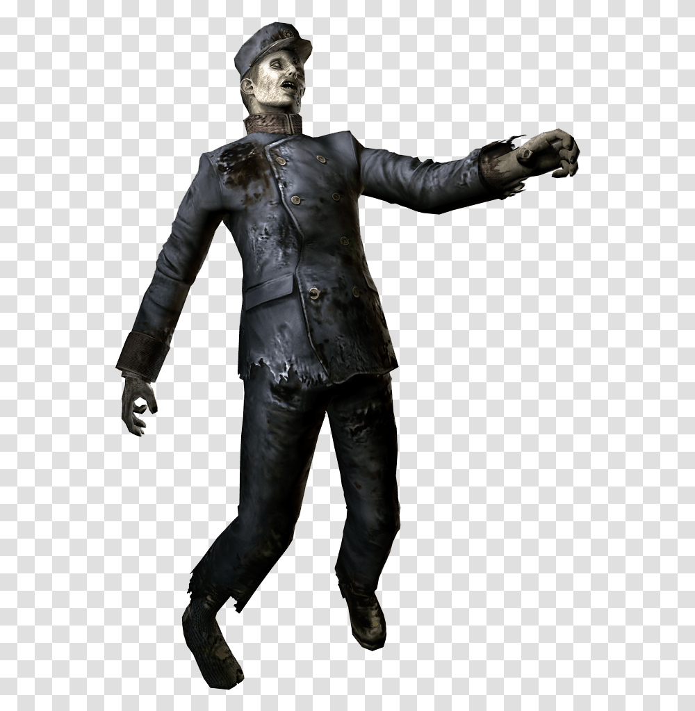Download Zombie Free Image Resident Evil Zero Zombie, Clothing, Person, Coat, Overcoat Transparent Png