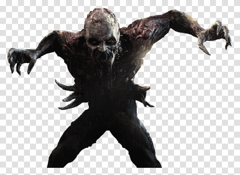 Download Zombie Picture Zombie, Alien, Sculpture, Figurine Transparent Png