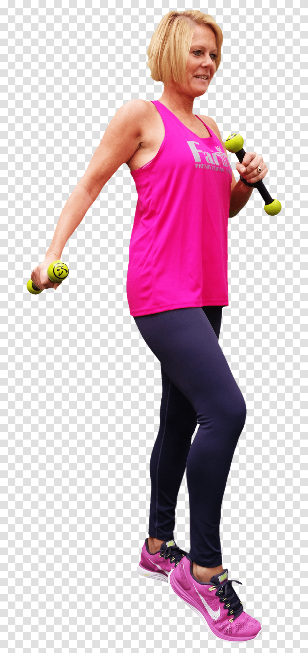 Download Zumba Fitness Michelle Weight Training, Person, Clothing, Sleeve, Sphere Transparent Png
