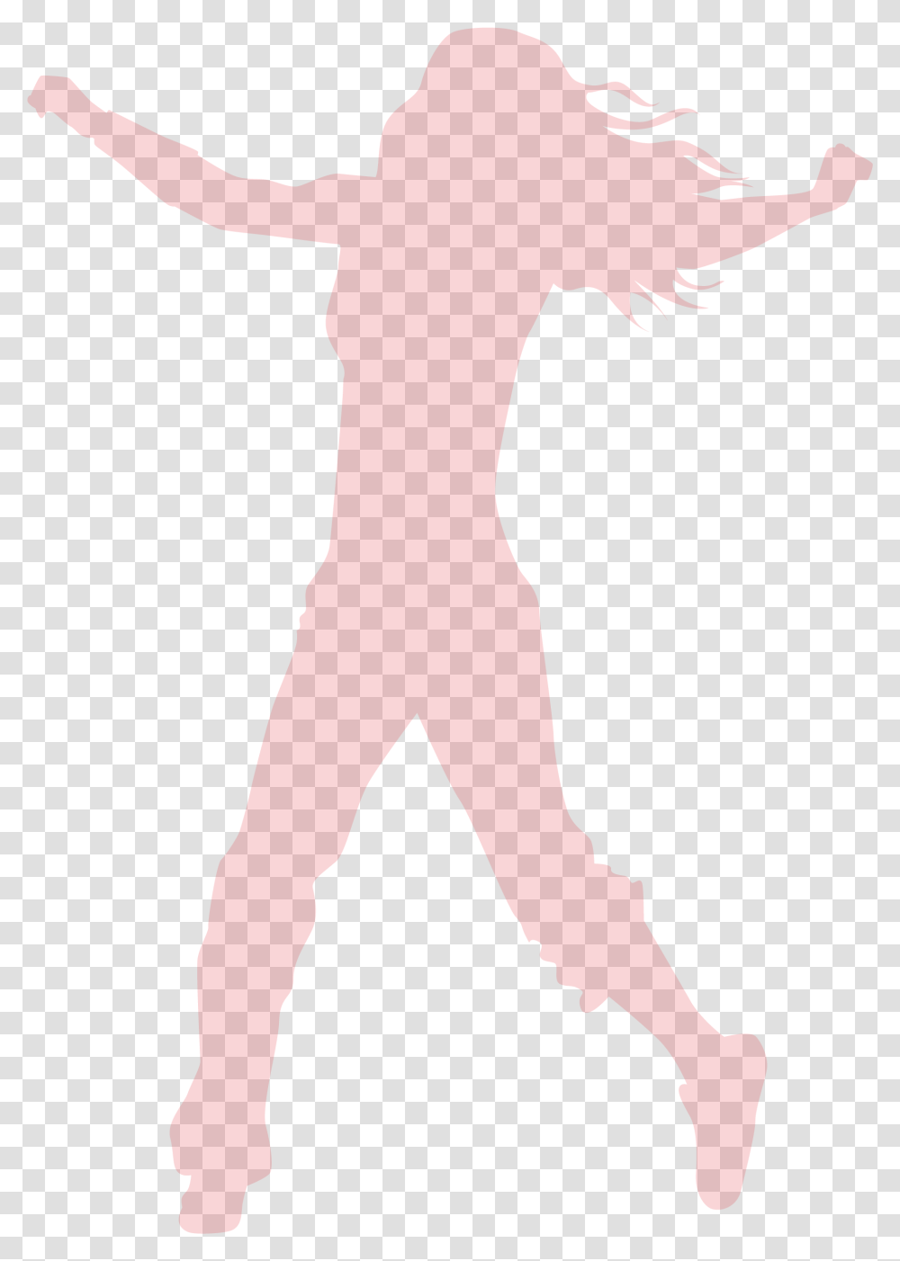 Download Zumba Image With No Illustration, Person, Human, Symbol, Silhouette Transparent Png