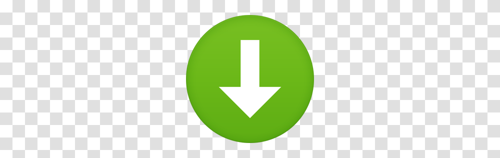 Downloads Icon, Green, First Aid, Recycling Symbol Transparent Png