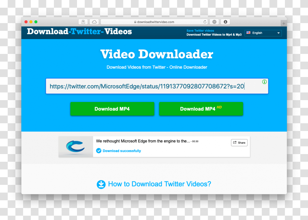 Downloadtwittervideo Website Download Video Twitter, File, Webpage Transparent Png